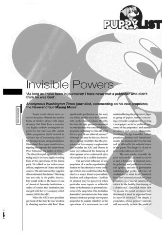 Invisible Powers