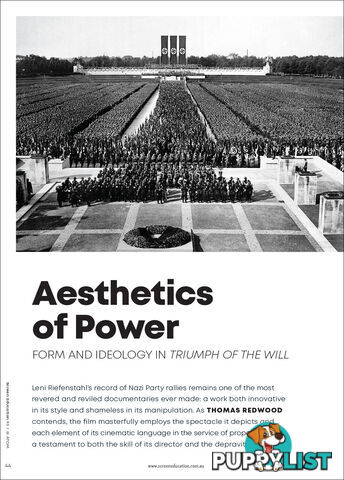 Aesthetics of Power: Form and Ideology in 'Triumph of the Will'