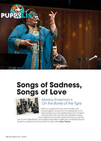 Songs of Sadness, Songs of Love: Marsha Emerman's On the Banks of the Tigris