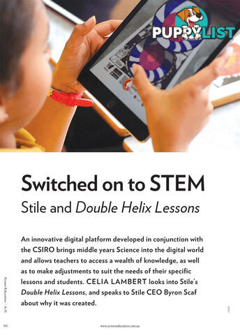 Switched on to Stem: Stile and 'Double Helix Lessons'