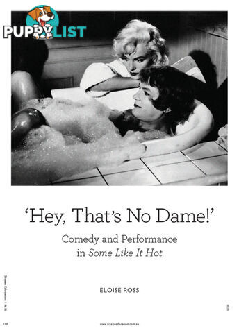 Hey, That's No Dame!': Comedy and Performance in 'Some Like It Hot'