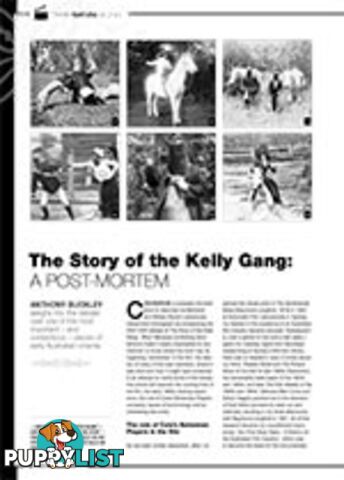 The Story of the Kelly Gang: A Post-mortem