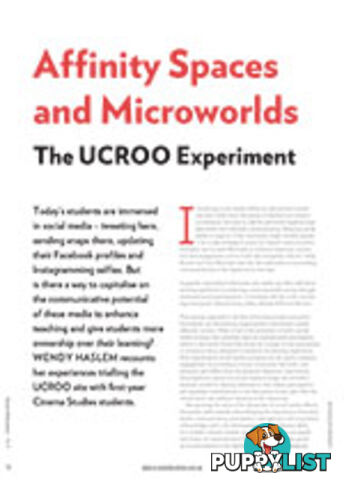 Affinity Spaces and Microworlds: The UCROO Experiment