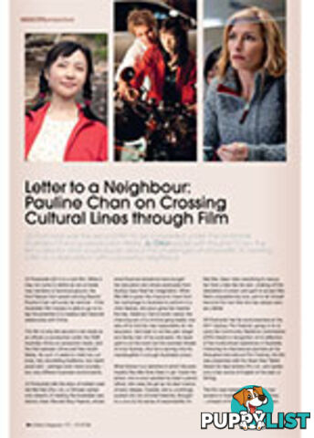 Letter to a Neighbour: Pauline Chan on Crossing Cultural Lines through Film