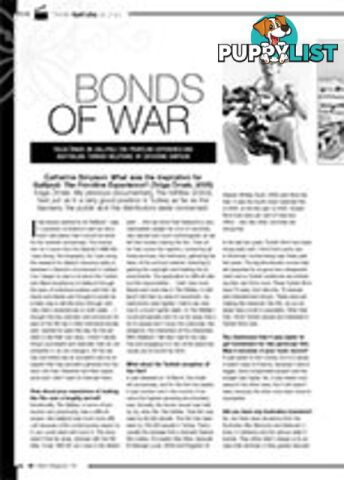 Bonds of War: Tolga Ornek on Gallipoli: The Frontline Experience and Australian-Turkish Relations