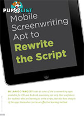 Mobile Screenwriting Apt to Rewrite the Script