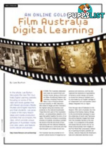 An Online Goldmine: Film Australia Digital Learning