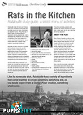 Rats in the Kitchen: Ratatouille Study Guide: A Select Menu of Activities