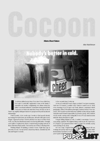 Metro' Short Fiction: Cocoon