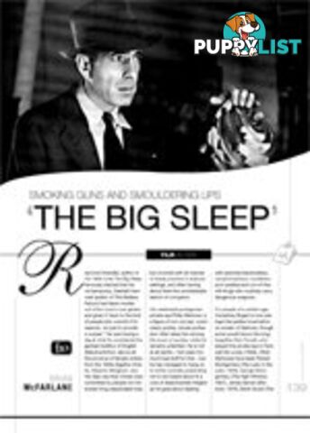 Smoking Guns and Smouldering Lips: The Big Sleep