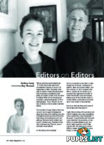 Editors on Editors: Andrea Lang Interviews Ray Thomas