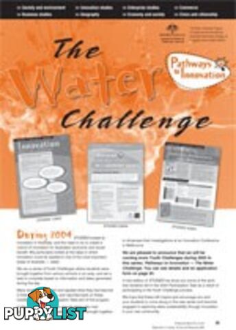 The Water Challenge - Innovation and water sustainability