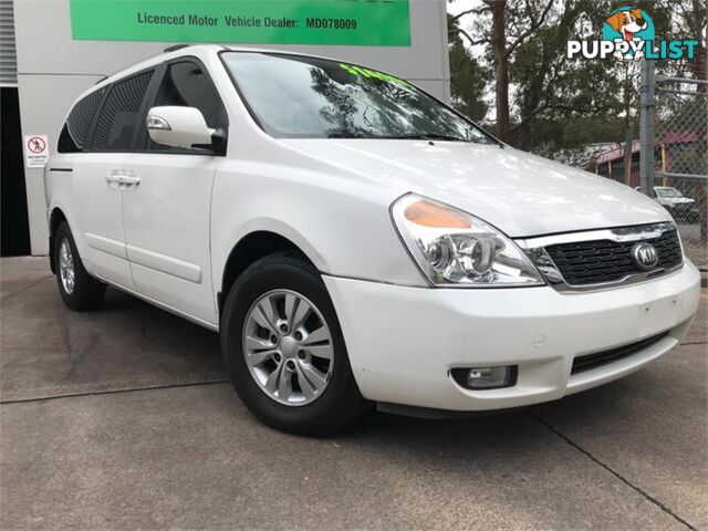 2013 KIA GRANDCARNIVAL SI VQMY14 4D WAGON