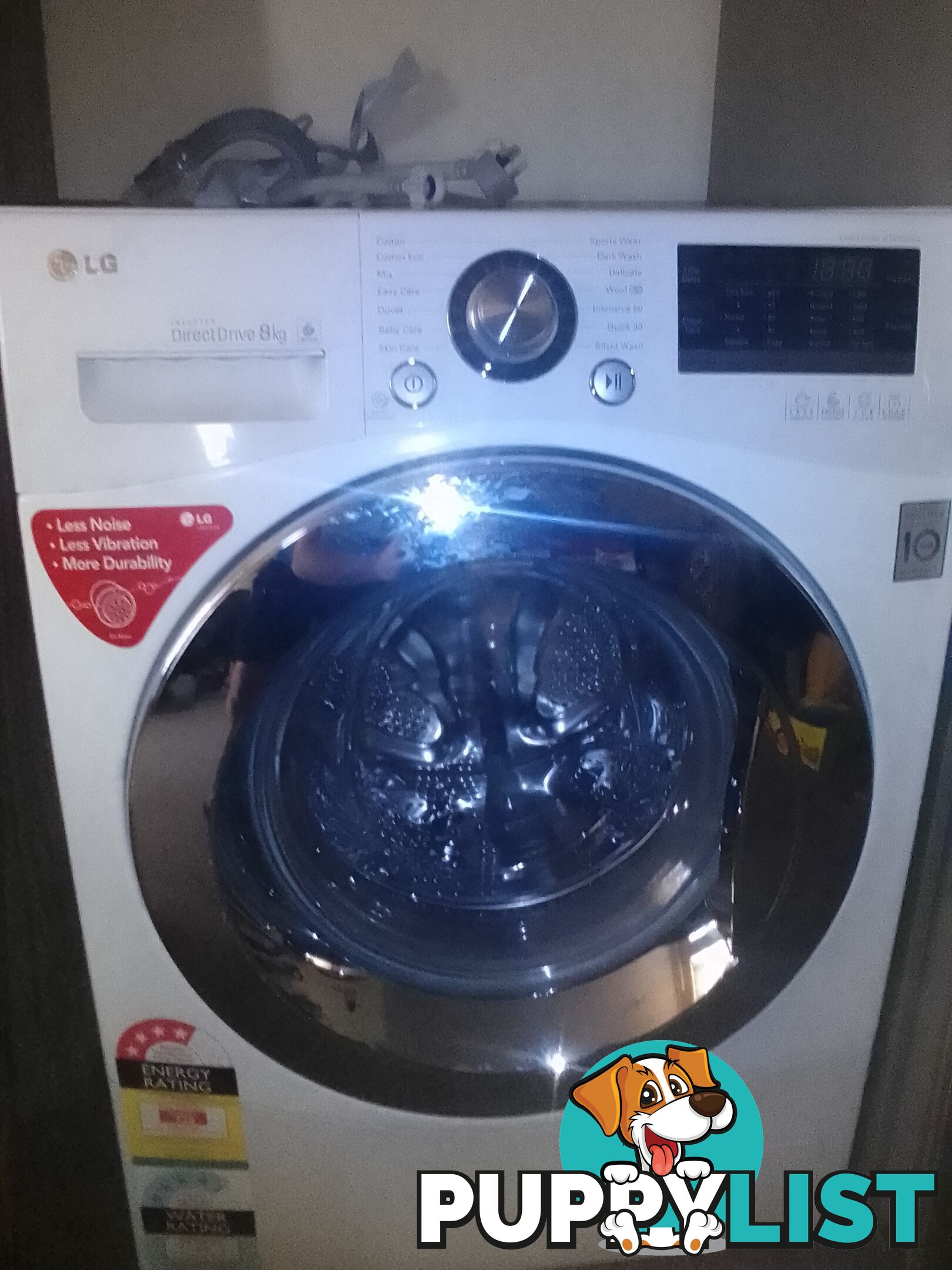 Lg 8k front loader washer and drier