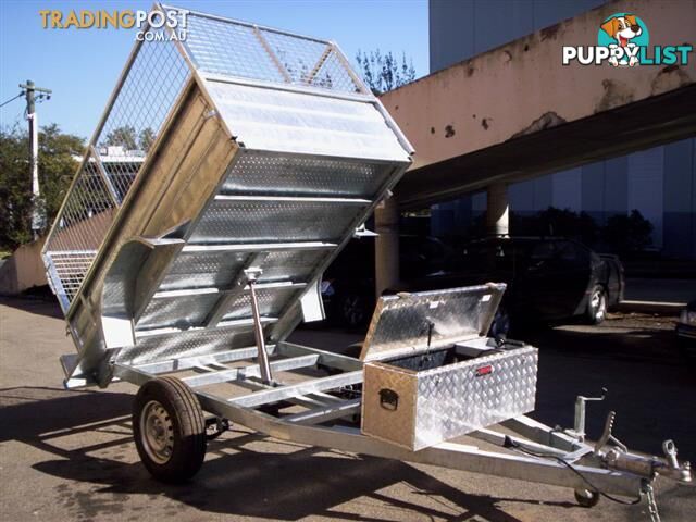 8x5  hydrolic tipping trailers 2024