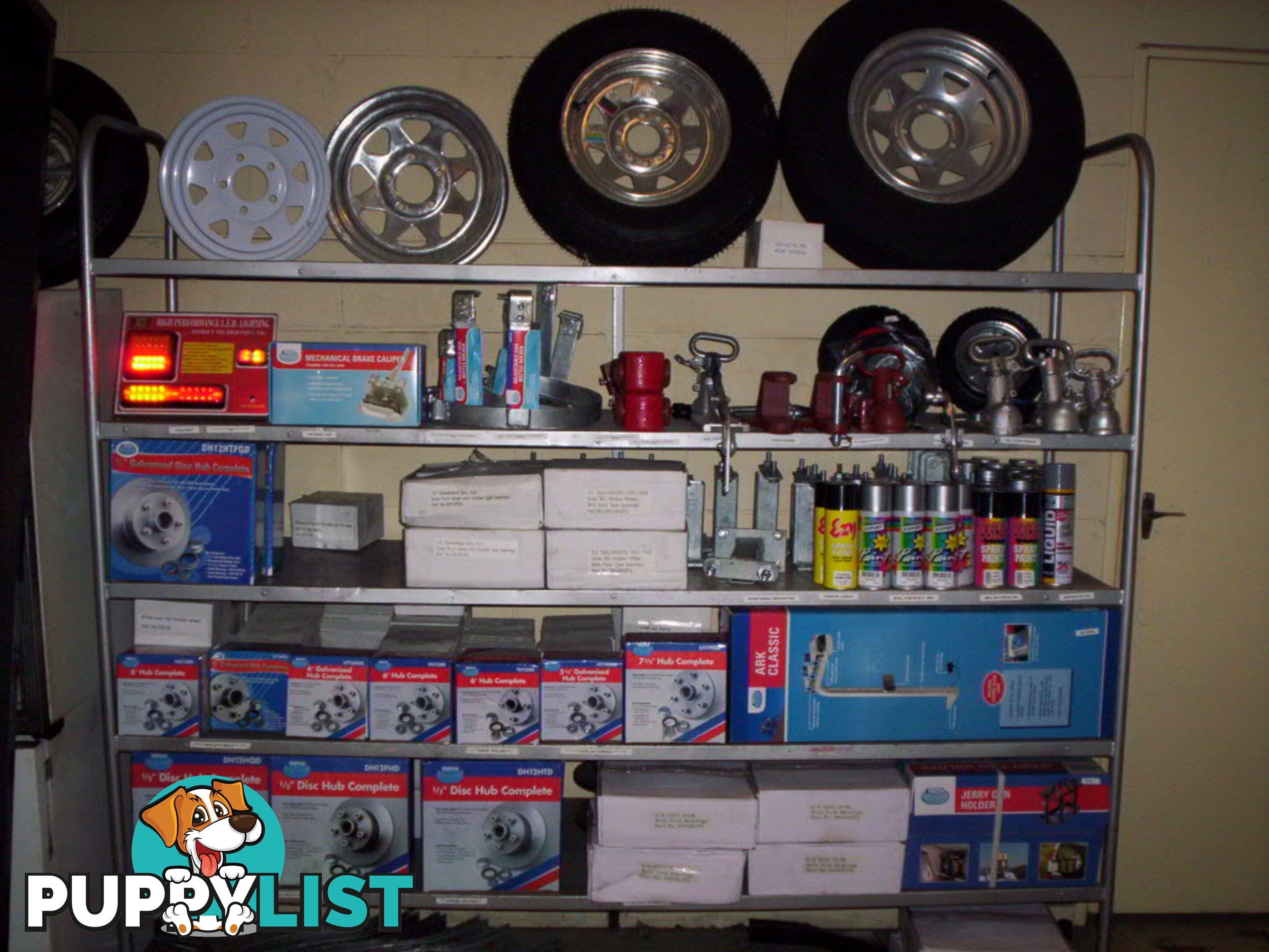   accessories and parts for box and boat trailers 