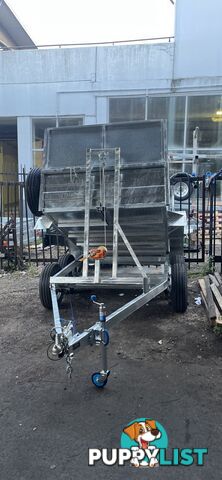 8x5 tandem winch tipper