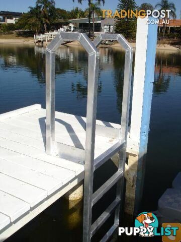 Jetty Ladder - Aluminum Access Ladder - Custom Made to Order