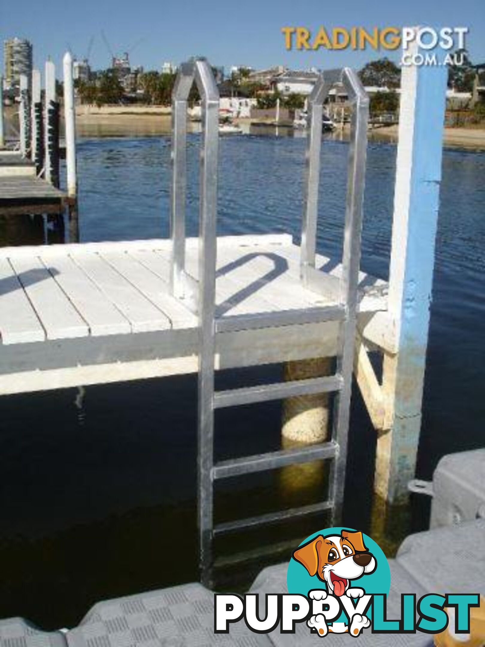 Jetty Ladder - Aluminum Access Ladder - Custom Made to Order