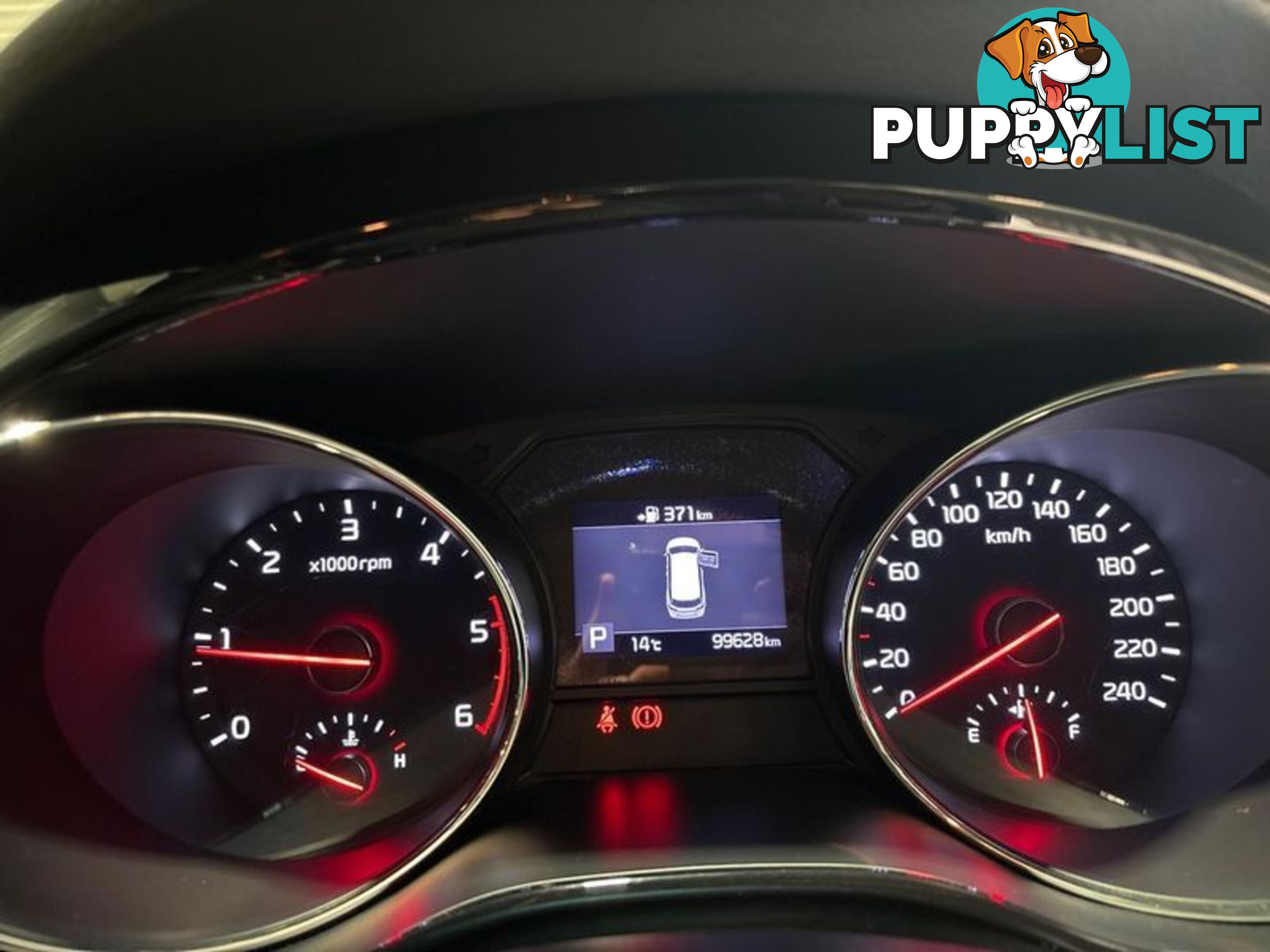 2019 Kia Carnival SLi YP People Mover
