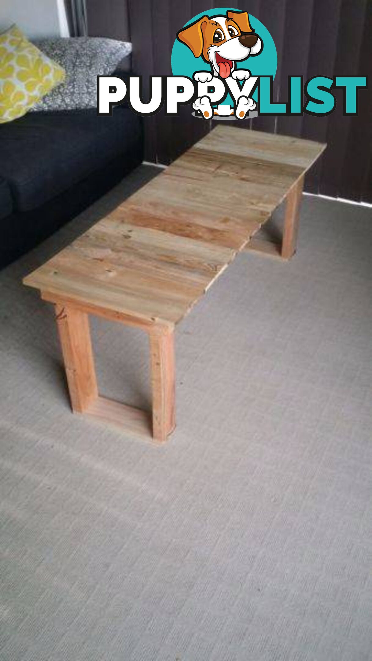 Coffee Table Raw Wood