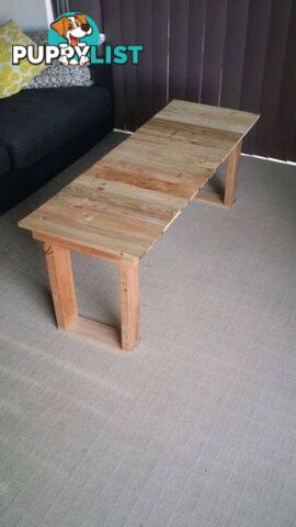 Coffee Table Raw Wood