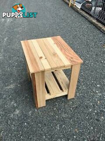 Bedside table, Hardwood Top - $60