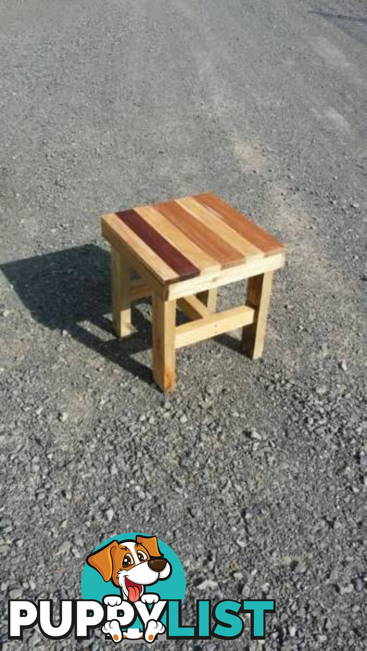 Bedside table, Hardwood Top - $60