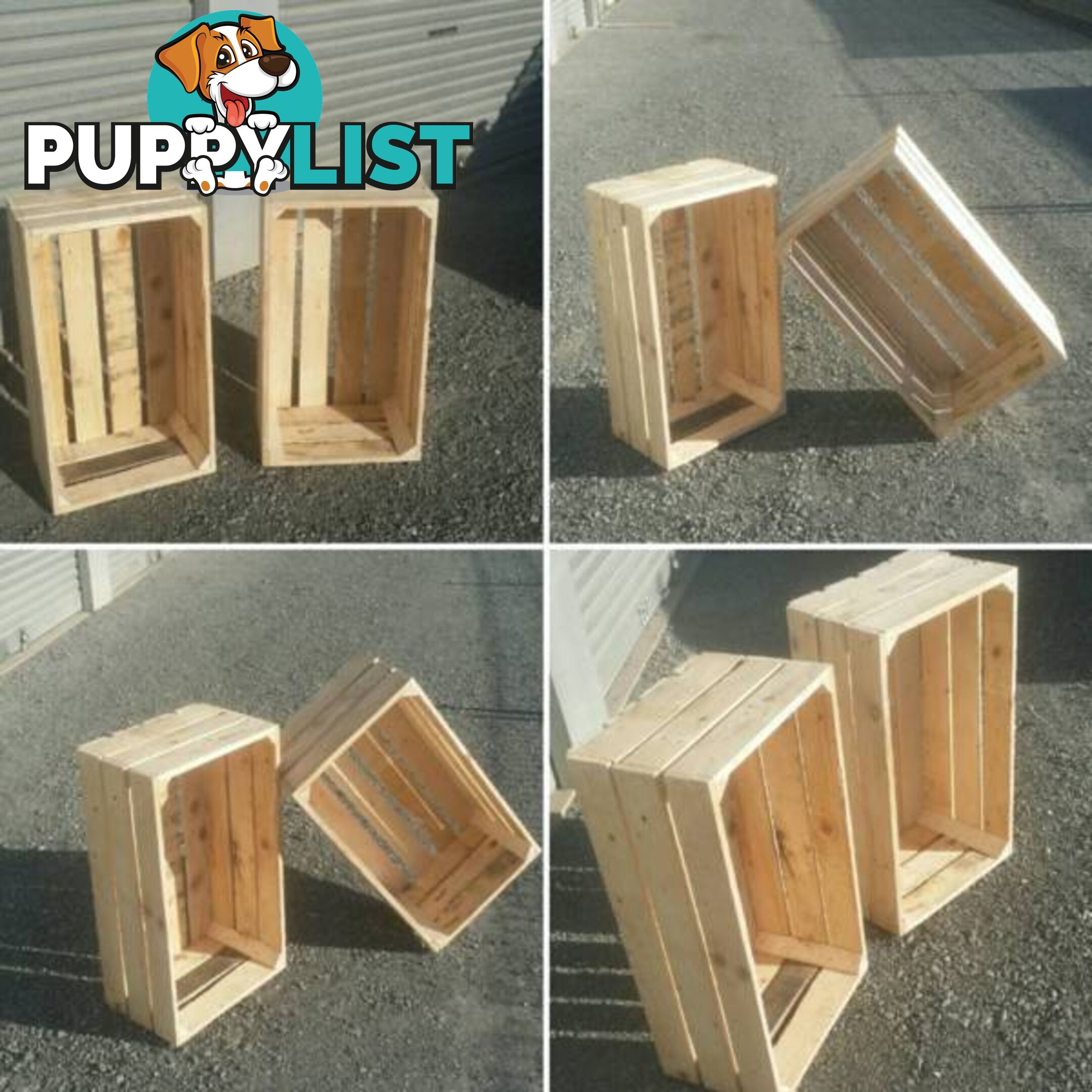 Large Wooden crates - 2 for - $100