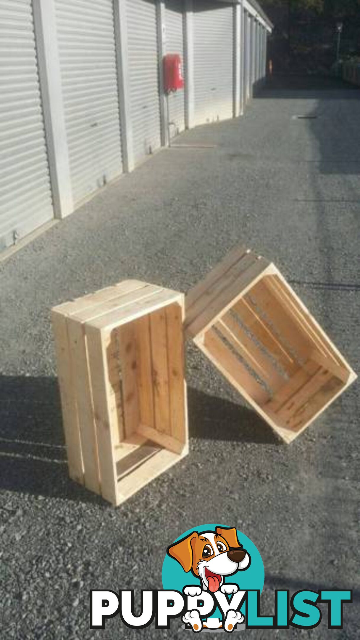 Large Wooden crates - 2 for - $100