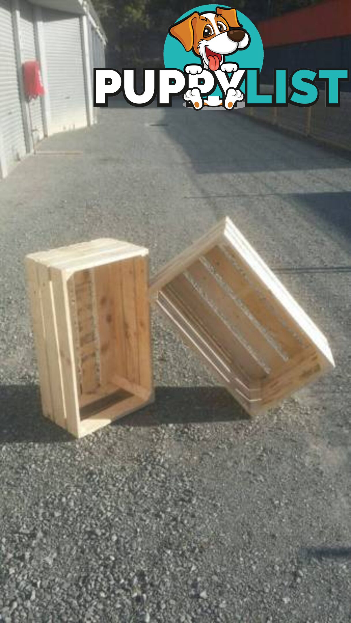 Large Wooden crates - 2 for - $100