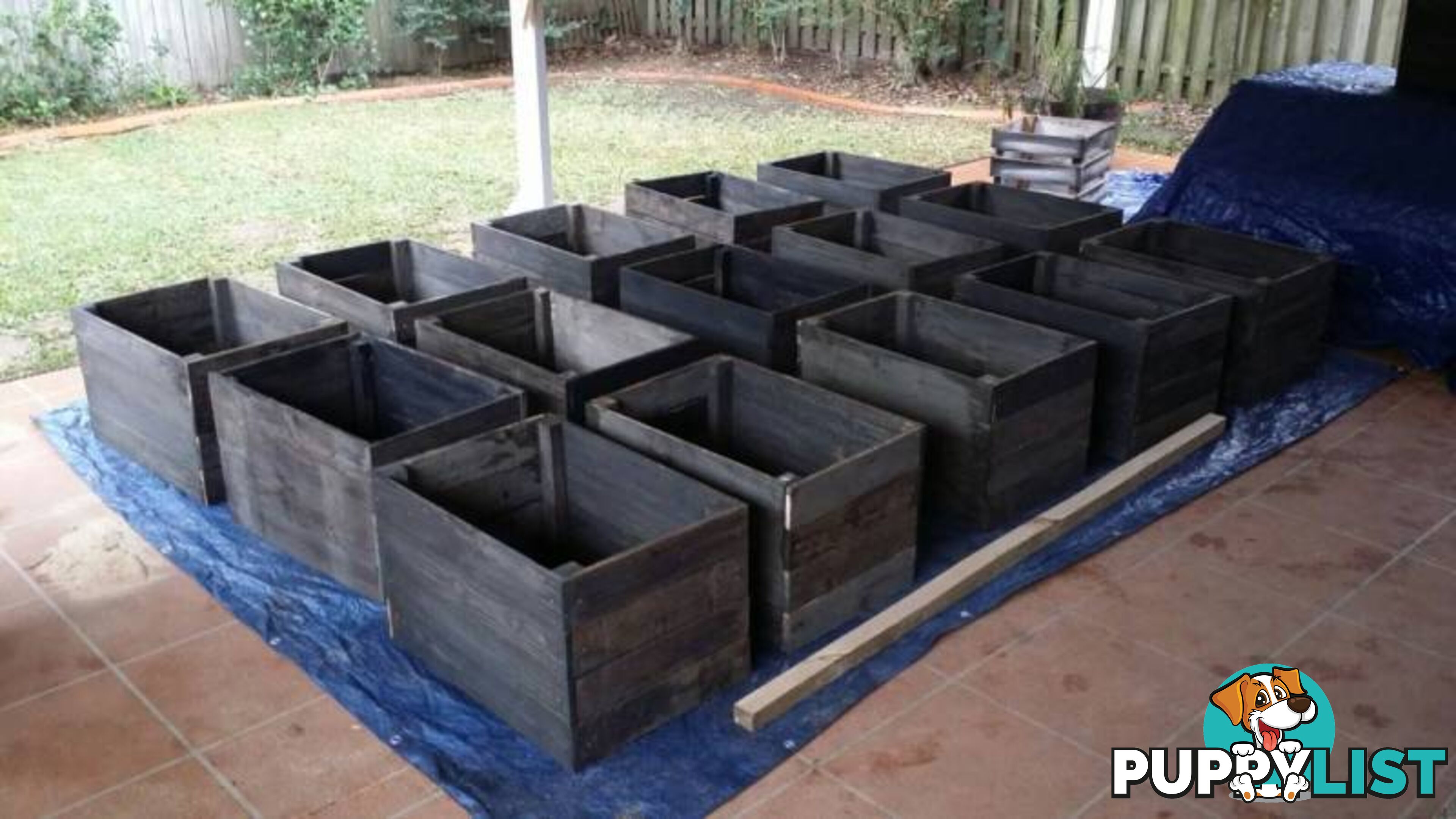 Black Storage Boxes $70