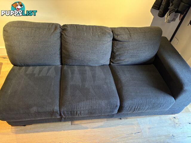 Plush 5 seater plus chase couch