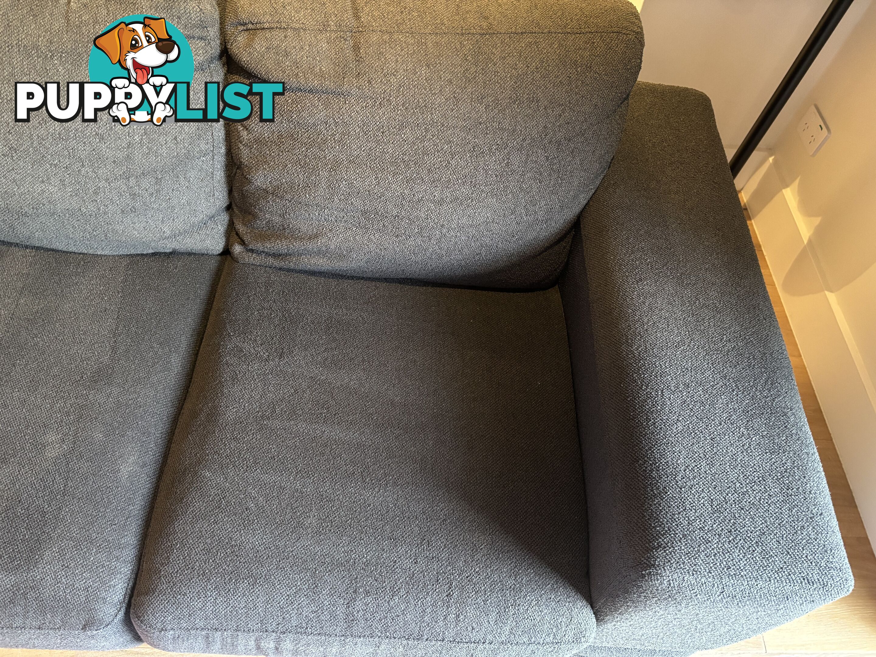 Plush 5 seater plus chase couch