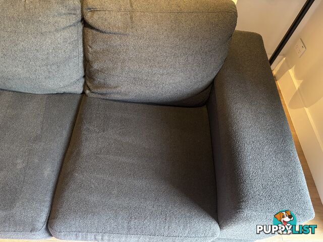 Plush 5 seater plus chase couch