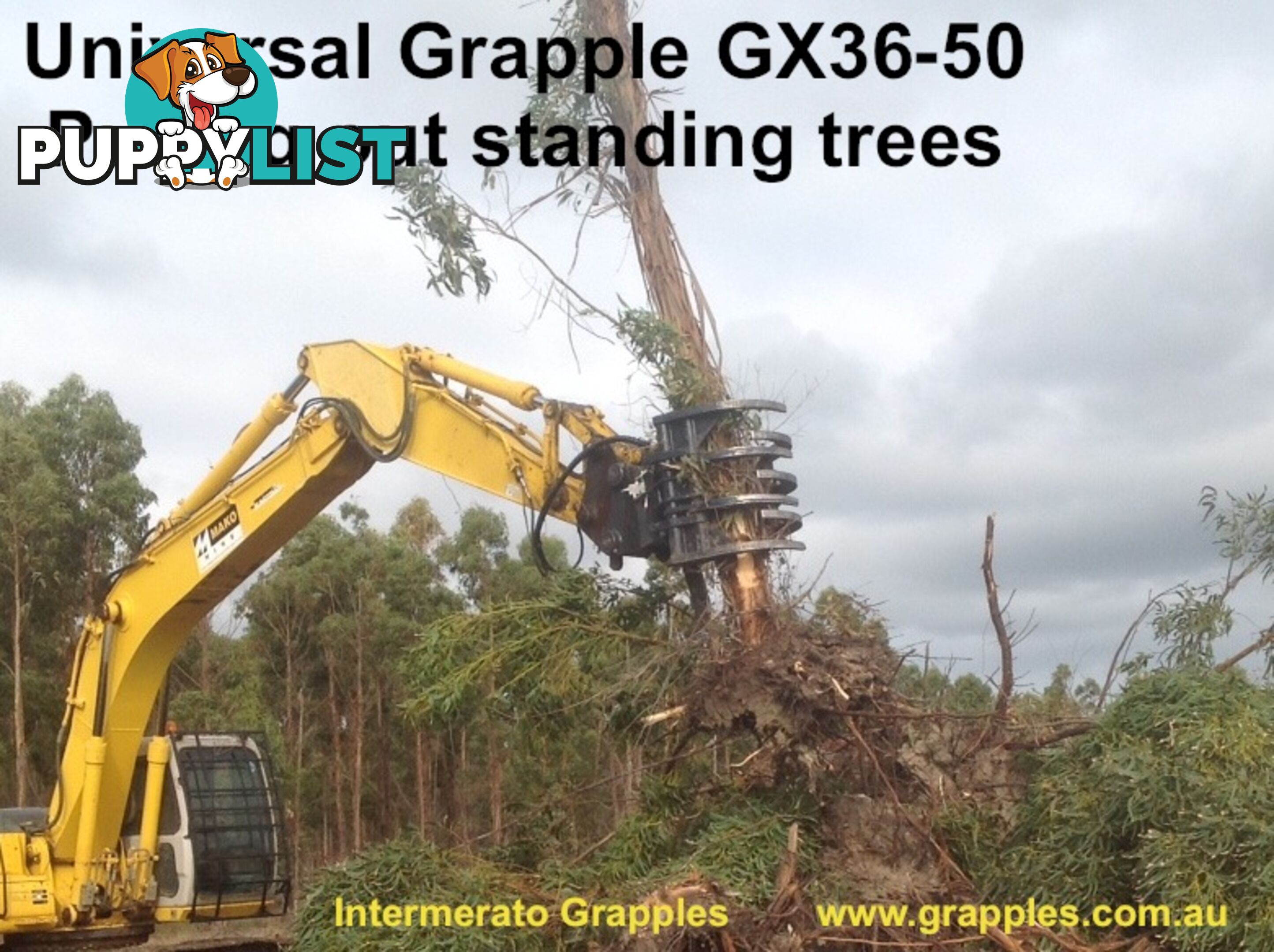 Excavator Stone Rock Grab - GX36-50/5