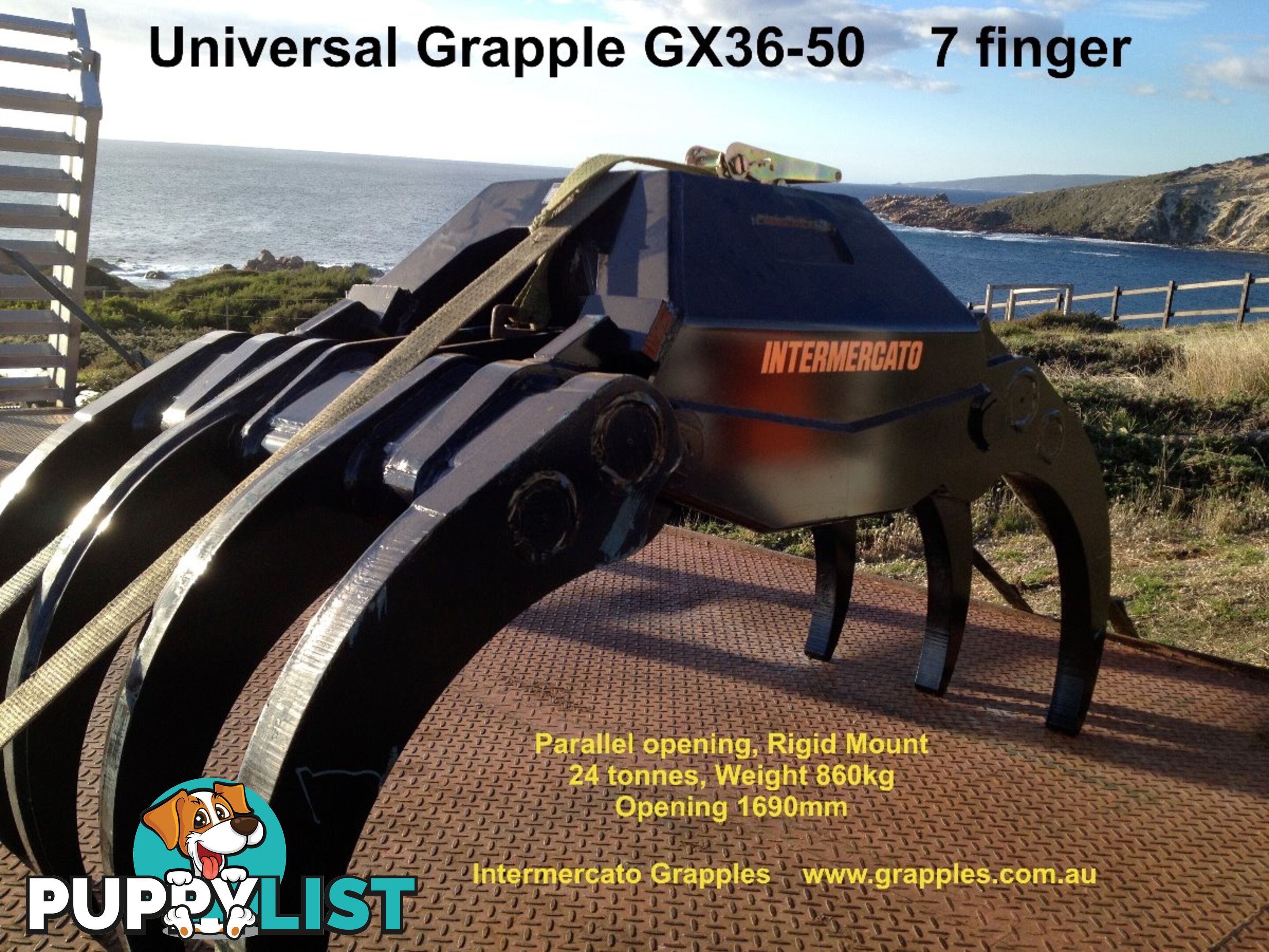 Excavator Stone Rock Grab - GX36-50/5
