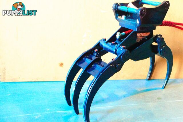 Five Finger Grab  TG12SR5 suits rigid mount  on excavators 1-2 tonnes