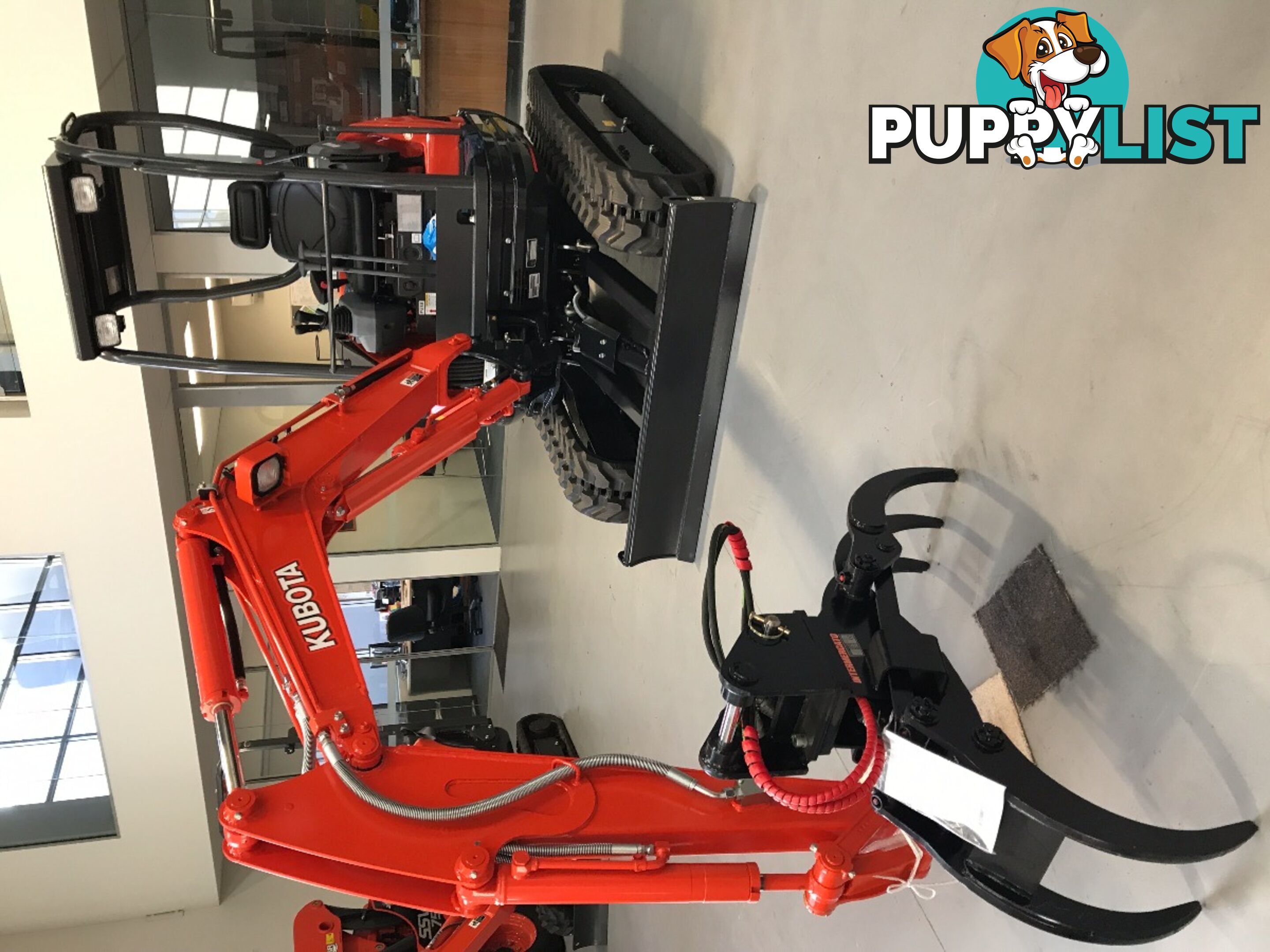 Five Finger Grab  TG12SR5 suits rigid mount  on excavators 1-2 tonnes