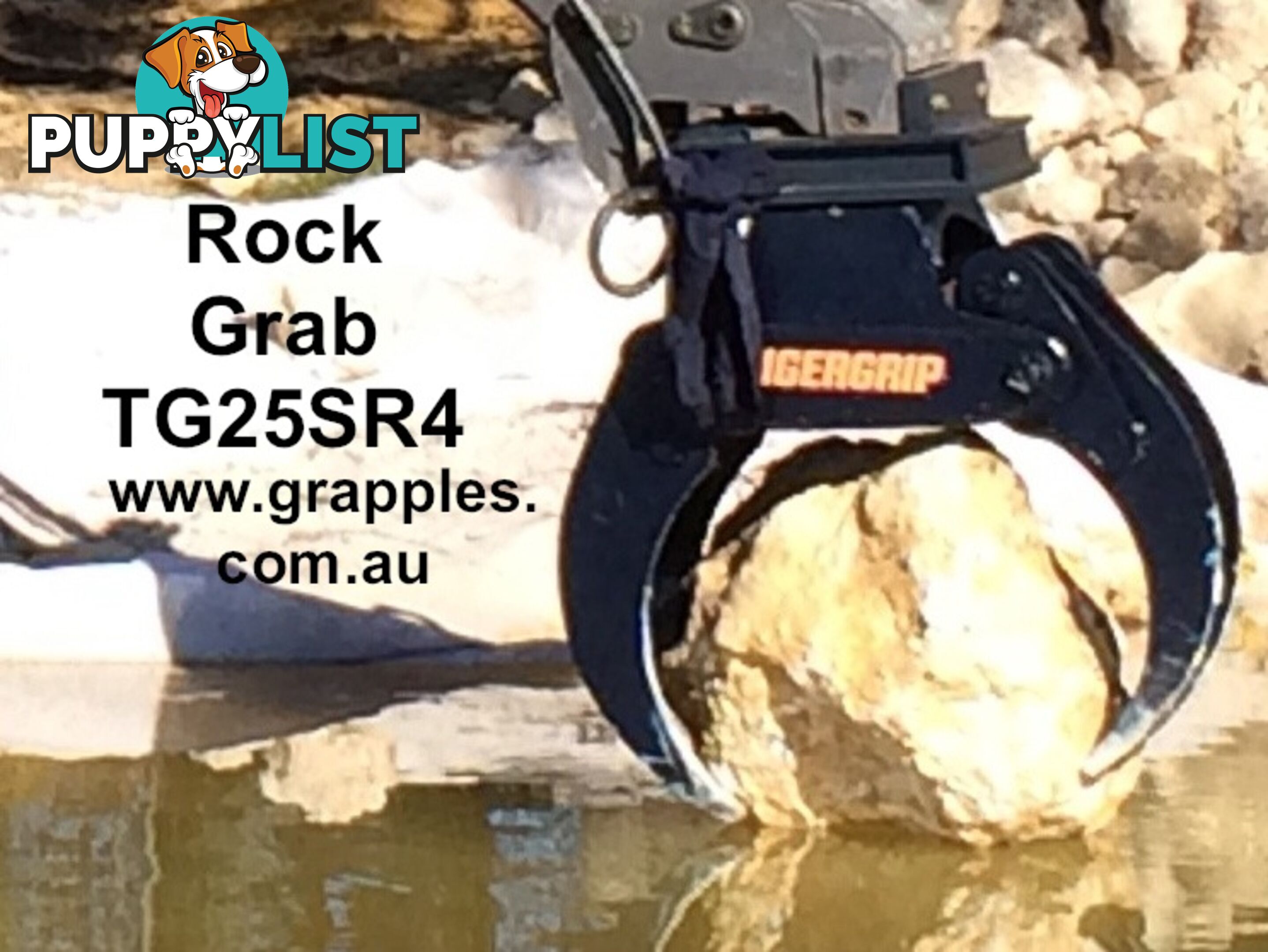 Excavator Stone Rock Grab - TG25SR4