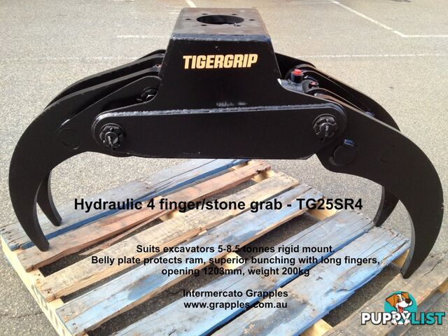 Excavator Stone Rock Grab - TG25SR4
