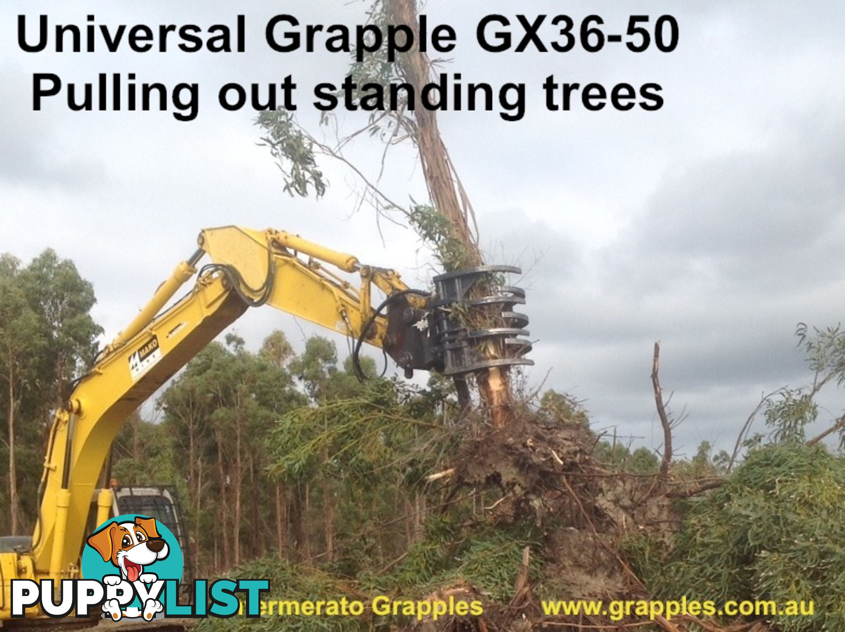 Universal Grab for excavators 