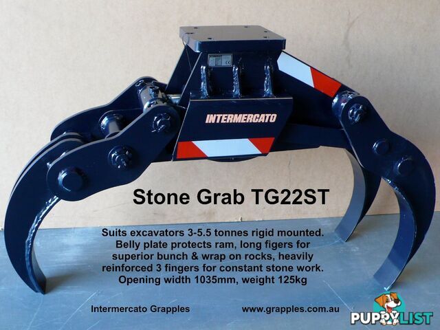 Excavator Stone Rock Grab - TG22ST