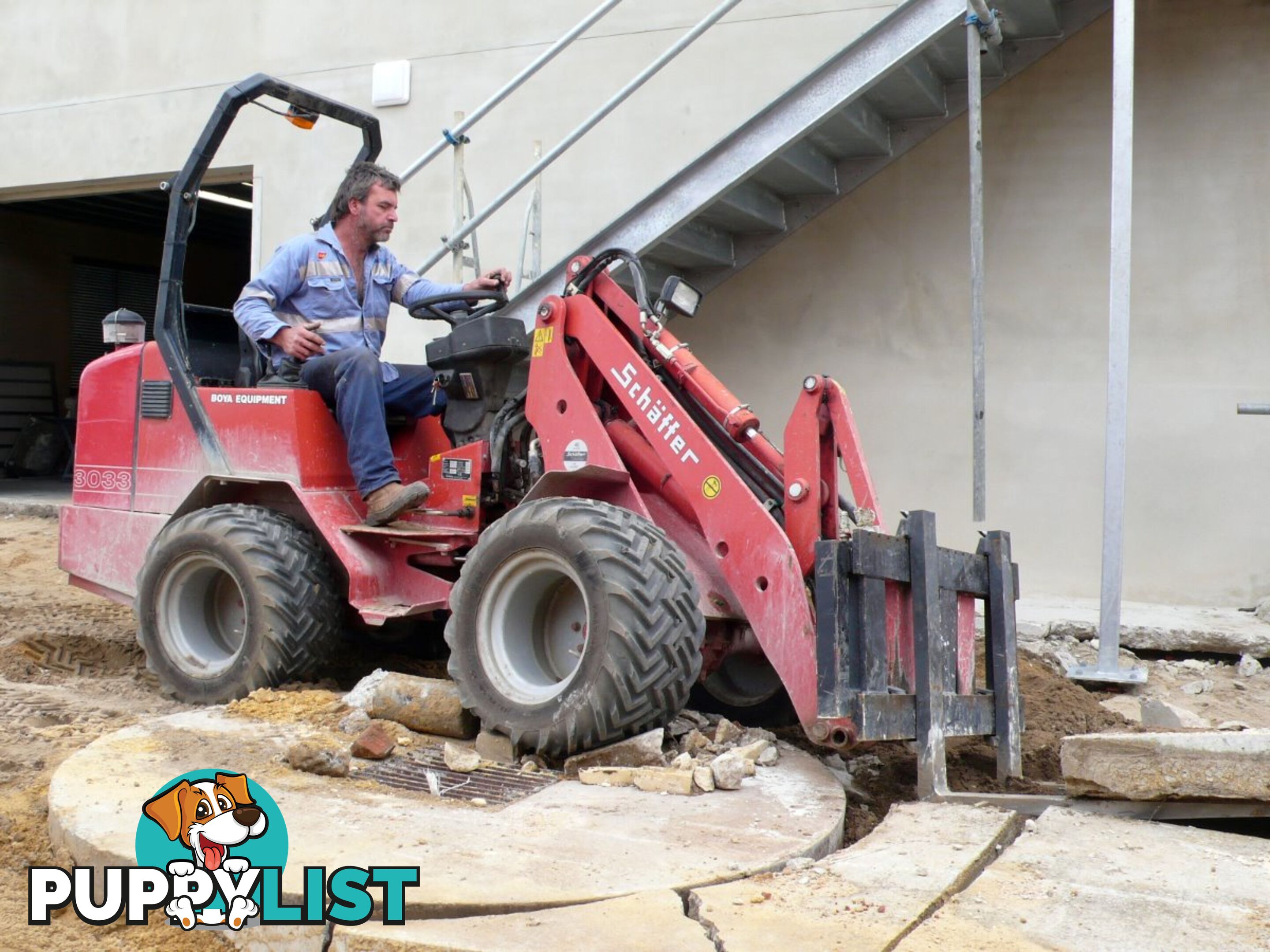 Schaffer Loaders - Articulated Loader 3550