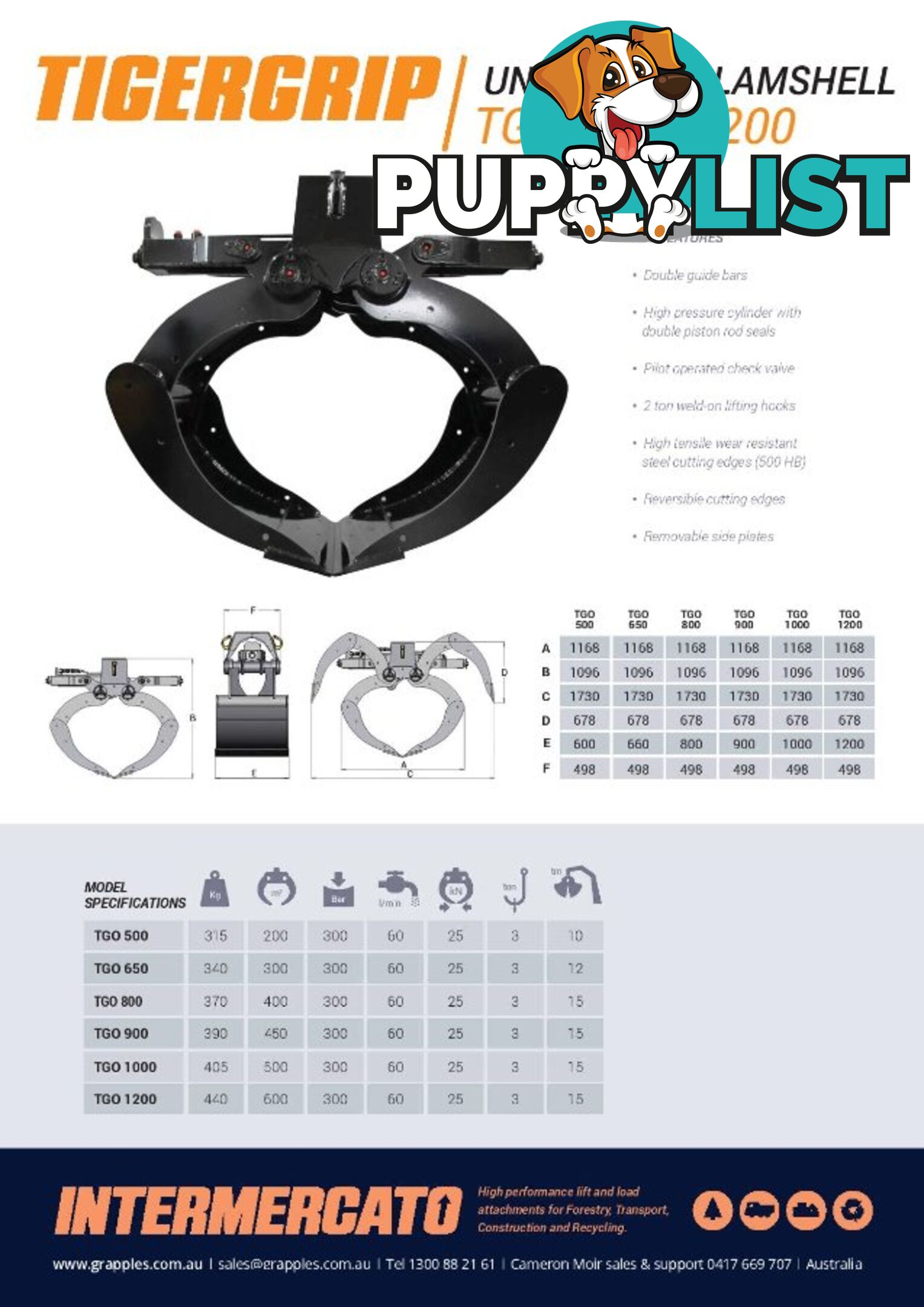 Clamshell Buckets
