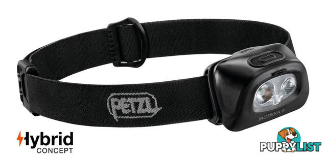 Petzl Tactikka + 350 Lumen Compact Headlamp - Black - L370-E089EA00