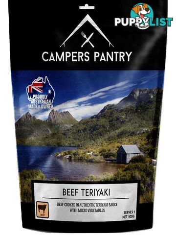 Campers Pantry Beef Teriyaki Freeze Dried Meal - CPBT10017