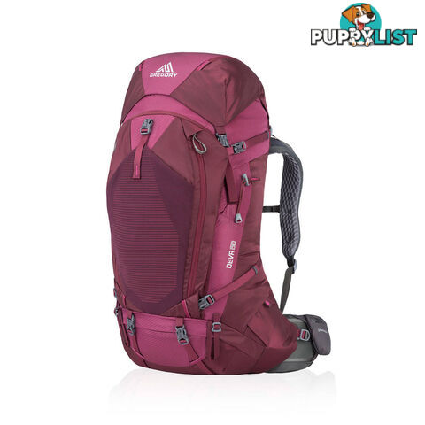 Gregory Deva 60 Womens Hiking Backpack - Plum Red - Medium - 91621-6400