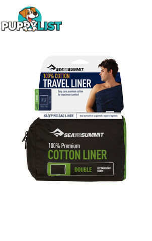 Sea To Summit Cotton Double Extra Wide Size Liner - ADBLOSNB