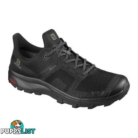 Salomon Outline Prism GTX Mens Hiking Shoes - Black/Black/Castor Grayor Gray - 9.5US - 411203-090